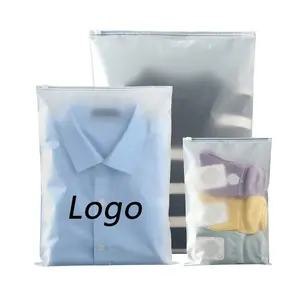 Sacos de viagem de armazenamento para roupas, embalagens expressas de alta qualidade personalizadas, pe, fechamento de zíper, com logotipo