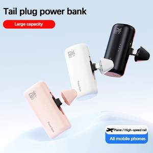 도매 사용자 정의 2 에서 1 5000mAh 미니 캡슐 두 인터페이스 PD 20W 고속 충전 휴대용 전원 은행 - Product Image 4