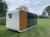 Capsule spatiale préfabriquée pour la maison et l'appartement Cabine Apple portable pour maisons et bureaux Maisons préfabriquées modulaires