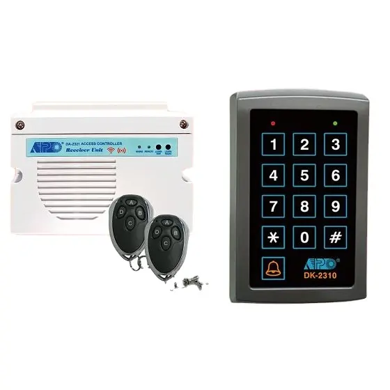 DA-2321 + DK-2310 + DA-12 Wireless Tuya App Wifi + 433MHz Wireless Access Control Keypad System with Three Relay Output