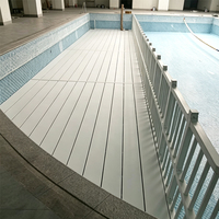 Plateforme modulaire antidérapante en ABS et PVC pour piscine, plateforme surélevée sous-marine, base de sol réglable pour piscines enterrées