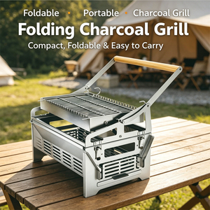 WELAND 360 °   Grilles de cuisson rotatives sur pied pour camping, jardin et barbecue commercial - Product Image 2