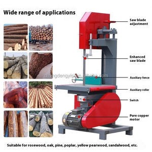 Scie à ruban électrique multifonctionnelle compacte modèle 50 pour le travail du bois, avec table de poussée à plateau ouvert et scie sauteuse pour matériaux en bois - Product Image 4
