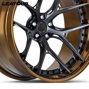 ล้อฟอร์จขอบทองสั่งทำพิเศษ 2 ชิ้น ขนาด 18 20 22 นิ้ว 5X114.3 5x130 6x139.7 5x112 5x120 สำหรับ BMW Land Rover Luxury 911 <span class=keywords><strong>Lamborghini</strong></span> - Product Image 6