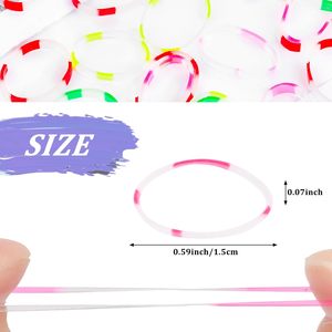 Oferta Especial: Bandas Elásticas de Colores Variados para Niños con Botella de Plástico, Bandas Elásticas para el Cabello de Niñas - Product Image 2