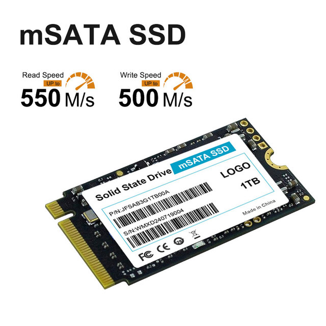Nandstor Factory MSATA SSD 64GB 1TB Internal SSD OEM M-SATA Interface M.2 SSD Solid State Drive SATA Internal Hard Drives