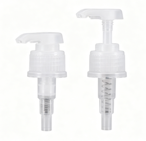 Pompe à lotion transparente en PP 33/415, 4 ml, avec bouchon verrouillable, multicolores, pour flacon de savon liquide, shampoing, gel douche, pompe de remplacement en PP - Product Image 2