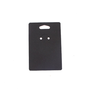 Tùy chỉnh in logo 6*9cm phong cách mới trắng đen Kraft màu tái chế Keychain đóng gói hiển thị thẻ giấy - Product Image 6