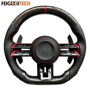 พวงมาลัยคาร์บอนไฟเบอร์<span class=keywords><strong>ลาย</strong></span>แมลงปอ 3 มิติ แบบปรับแต่งได้ของ Feigeer Tech สำหรับรถยนต์ Mercedes-Benz ABCES-Class GLE GL - Product Image 1