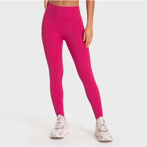 Pantaloni da ginnastica pantaloni da Yoga a vita alta <span class=keywords><strong>Leggins</strong></span> Fitness per donne Slim LOGO personalizzato - Product Image 2