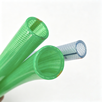 Tuyau d'arrosage en PVC tressé transparent, haute pression, durable, flexible, renforcé de fibres, anti-corrosion, résistant aux UV, écologique, 1/2-3 pouces