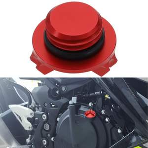 Bouchon de vidange d'huile moteur M20x2.5 en alliage d'aluminium CNC, couvercle de bouchon de carter compatible avec les systèmes de carrosserie de moto Kawasaki - Product Image 2