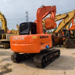 Mini-pelleuse d'occasion Hitachi ZX70, presque neuve, populaire, machine de construction hydraulique sur chenilles, prix usine - Product Image 2
