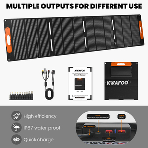 แผงโซลาร์เซลล์พับได้ Allpowers 600w 609w แบบพกพา 3 ชิ้น 250w พลังงานแสงอาทิตย์ 300w 1000w 1 กิโลวัตต์ 550w ระบบพับได้พร้อมขายึด - Product Image 5