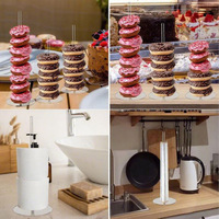Support de présentation en acrylique pour beignets, fournitures de décoration de gâteaux, présentoir à desserts en acrylique, support de buffet de desserts, vente chaude