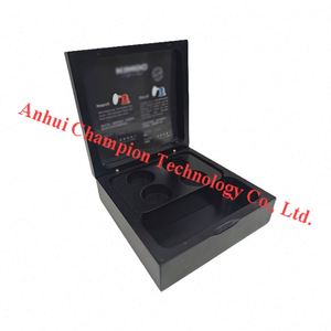 Premium <b>Coffee</b> <b>Pod</b> Organizer 4 Slots Mahogany Wood - Product Image 5
