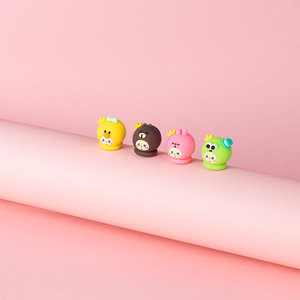 Phim Hoạt Hình Vương Miện Bàn Chải Đánh Răng Cho Trẻ Em Mềm Nylon Lông Với Khỉ Hình Dạng Xử Lý PP Chất Liệu Hộp Đóng Gói Cho Nhà Sử Dụng - Product Image 3