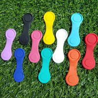 Fabricant d'usine pince à chapeau de golf magnétique en silicone multicolore avec logo marqueur de balle personnalisé accessoires de golf
