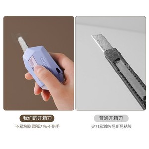 Washo - Abrecartones 2 en 1, mini cuchillo multiusos portátil con hoja magnética para uso diario en el hogar - Product Image 4