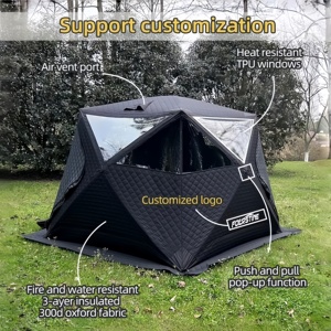 屋外キャンプ用テント屋外4〜6人用サウナルーム断熱アイスフィッシング - Product Image 3