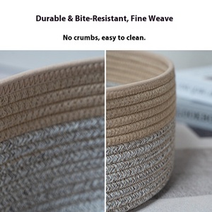 Effen Patroon Rotan Kat Nest Zomer Sofa Kitten Vier Seizoenen Universeel Geweven Kat Slaapmat Huisdier <span class=keywords><strong>Bed</strong></span> - Product Image 4