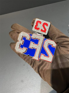 Collar con Colgante de Diamante Moissanite VVS en Plata de Ley, Personalizado OEM/ODM para Hombre y Mujer - Product Image 6