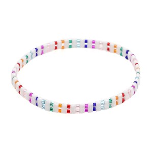 Go2boho Bracelet Miyuki Pour Dames Extensibles Bijoux De Perles De <span class=keywords><strong>Tila</strong></span> Colorées - Product Image 1