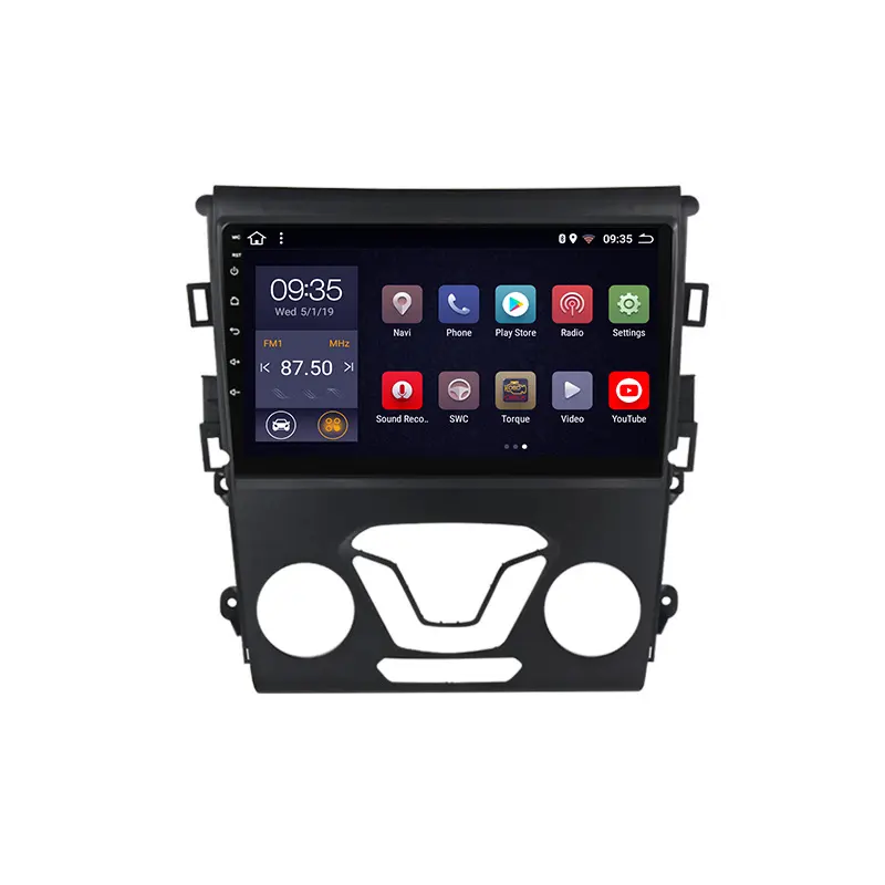 フォードフュージョン2013-20199インチ8コアカーDVDマルチメディアプレーヤーラジオビデオステレオGPSナビオーディオシステムAndroid11用QLEDスクリーン