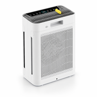 Purificateur d'air avec filtre HEPA H13, charbon actif, aromathérapie, design électrique portable, construction en plastique, fonctionnement silencieux, 300 m³/h
