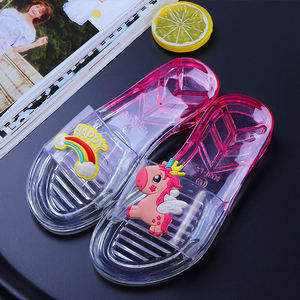 Sandales en plastique Jelly Shoes, sandales à fruits confortables, talons plats, tongs de plage pour femmes - Product Image 4