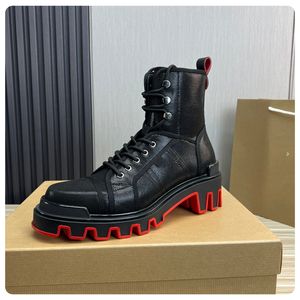 Botas Chelsea Retro de Diseño de Lujo para Hombre 2026, de Cuero con Tacón Rojo, Suela de Goma, Hechas a Mano, Impermeables, que Aumentan la Estatura - Product Image 2