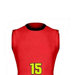 Conjunto de Entrenamiento de Compresión de Alta Calidad, Transpirable, Antibacterial, Sin Mangas, 100% Poliéster, Uniforme de Flag Football para Adultos, Personalizado OEM - Product Image 5