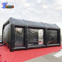 Cabine de peinture gonflable sur mesure de grande taille, Tente gonflable pour peinture automobile, Grande tente gonflable pour voitures, Tente gonflable