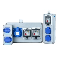 Boîtier de distribution industriel en plastique ABS, étanche IP67, 220V 16A, pour alimentation portable et interrupteur de maintenance, utilisation intérieure