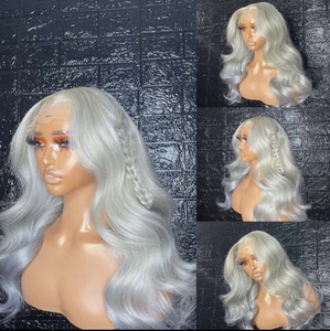 Platinum blonde <span class=keywords><strong>parrucca</strong></span> piena del merletto Brasiliano produttore, corto marrone parrucche dei capelli umani dei capelli commercio all'ingrosso della cina, weavons e parrucche per le donne - Product Image 2