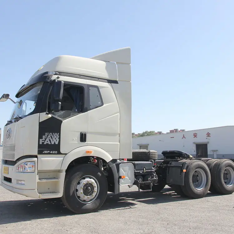 Đáng tin cậy vận chuyển hàng hóa đường biển giao hàng loạt các ứng dụng DIESEL điện 6x4 máy kéo xe tải 10 Wheeler faw 380 xe tải để bán
