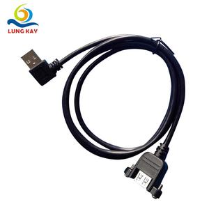 Lung Kay <b>Usb</b> <b>2.0</b> Am 90 Degree To Af <b>Cable</b> With Built In Earpiece M3 Extension <b>Cable</b> - Product Image 1