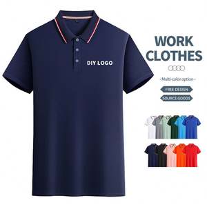 Nuevo modelo de poliéster Precio barato Hombres Polos de manga corta Buena calidad Hombres Polos - Product Image 2