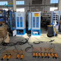 Machines de revêtement métallique de robot de pulvérisation électrostatique entièrement automatiques utilisées pour les moyeux de roue d'automobiles de palettes de peinture