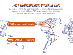 Caméra <span class=keywords><strong>de</strong></span> <span class=keywords><strong>chasse</strong></span> sans fil 4G Full HD 1080P, image 24MP, infrarouge sans flash, déclenchement rapide, étanche - Product Image 6