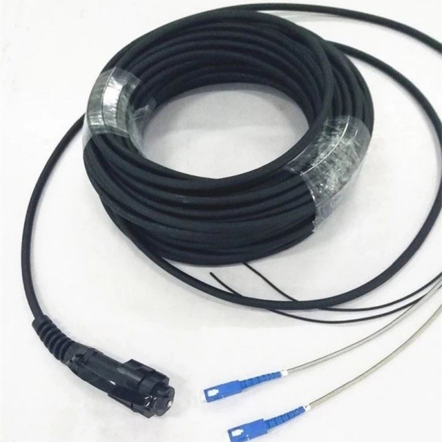 Outdoor 5.0mm 7.0mm 5g Telecom PDLc Lcupc 80m 50m 100m Cpri Cable Single Mode Armored Fiber Cable