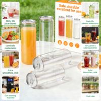 Bouteilles en Plastique PET Transparentes 250 ml 330 ml 350 ml 500 ml 650 ml pour Boissons Gazeuses et Autres Boissons
