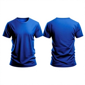 เสื้อยืดผู้ชายสีพื้น ผ้าฝ้าย 100% พรีเมียม แบบเรียบ ไม่มีลาย สั่งทำได้ แห้งเร็ว แขนสั้น ขายส่ง OEM โรงงานโดยตรง บังกลาเทศ - Product Image 5