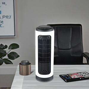 220 Volt Remote Control <b>Table</b> <b>Mini</b> Tower Fan Bladeless Motor Air Cooling Desk Bathroom Mechanical Made Air Cooling Tower Fan - Product Image 2