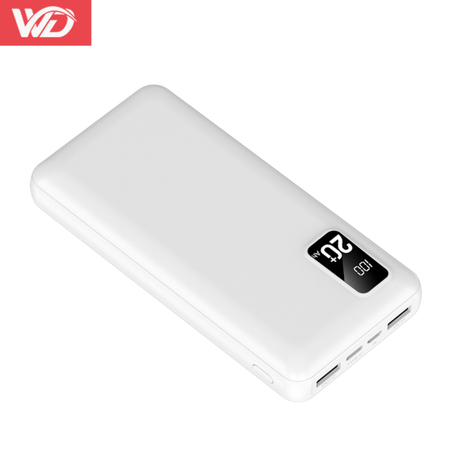 Fast Charging Power Bank 20000Mah Portable Charger PD20W USB A 22.5W Powerbanks 20000 mAh High Capacity Three Output