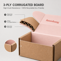 Boîte d'expédition en carton ondulé réutilisable de luxe avec intérieur vert menthe pour l'expédition de produits de soin haut de gamme et l'emballage cadeau personnalisé
