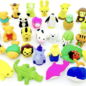 Gomme à effacer en forme d'animal de dessin animé mignon, de légume ou de fruit, papeterie promotionnelle, gomme personnalisée pour enfants - Product Image 5