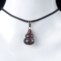 20mm Naturel Quartz Bouteille Gourde Pendentif Classique Plaqué Or Guérison Chakra Artisanat Charme pour la Fabrication de Bijoux Collier