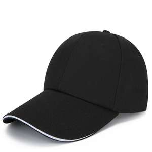 Gorra de Béisbol Personalizada al por Mayor OEM, Gorra de Algodón de 6 Paneles con Visera Sandwich y Hebilla Metálica Ajustable, Suministro de Fábrica de Marca Privada - Product Image 2