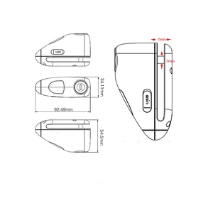 YH2297 nouveau gros alarme frein à disque serrure en alliage de Zinc <span class=keywords><strong>moto</strong></span> antivol serrure véhicule électrique Intelligent frein à disque serrure - Product Image 6